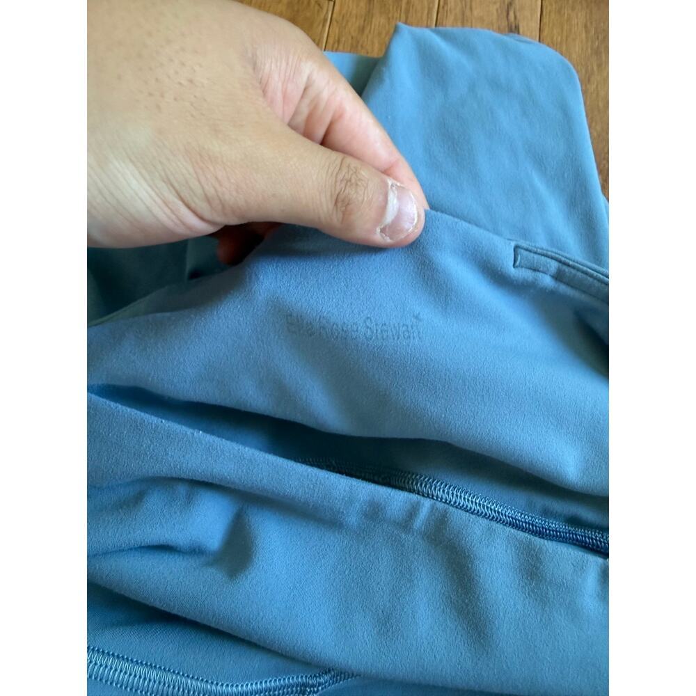 Lululemon | Utility Blue Groove Super High Rise Flared Pants Nulu Activewear- 8 - Picture 9 of 11
